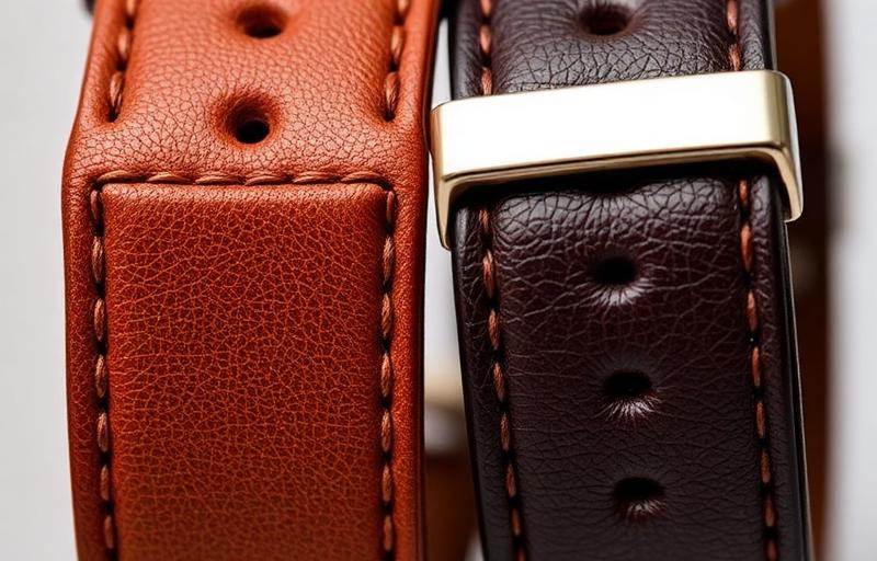 Leather watch straps